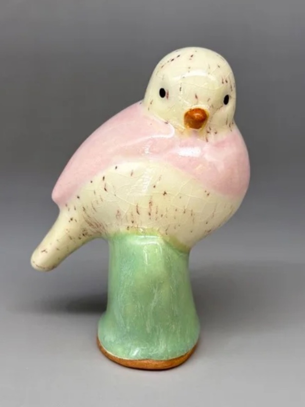 NEW Wolf Studio / Wolfe Stump Bird in Pretty in Pink